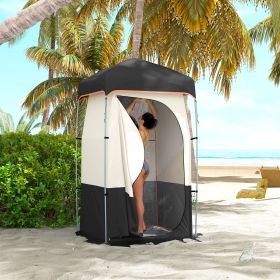 Camping Shower Tent (Option: Black-730x170x170 mm)