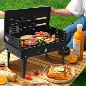 Black Portable Square Carbon Oven (Option: Black)