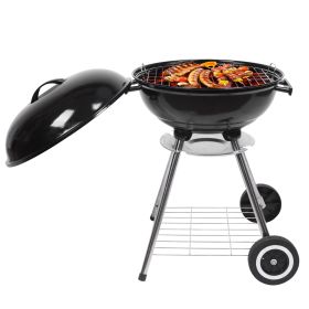 18in Enamel Spherical N001 Carbon Oven (Option: Black)